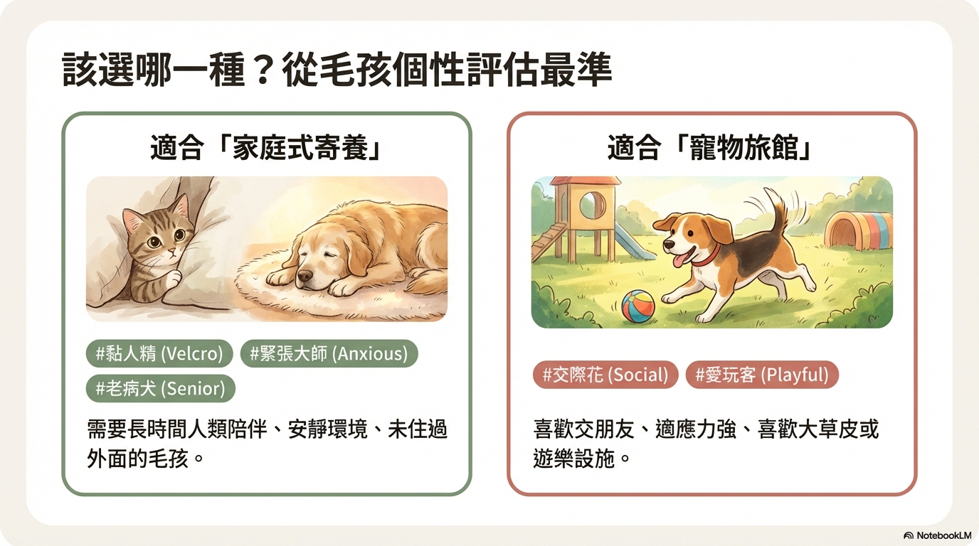 從毛孩個性判斷合適的寵物寄養選擇